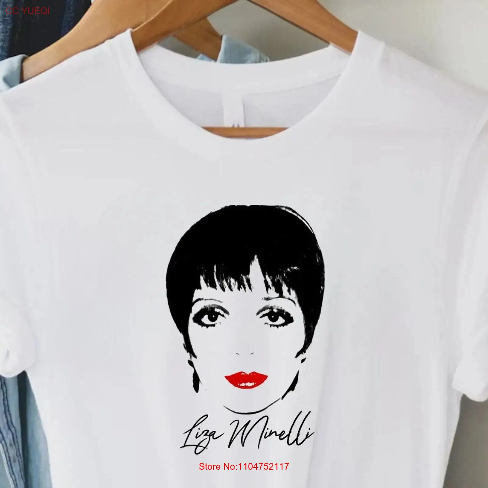 Vintage Fashion Icons - Liza Minnelli İkonik Tişört Bir Eğlence