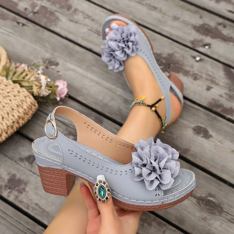Vintage Çiçek Desenli Peep Toe - Vintage Fashion Heels incelemesi ve fiyatı