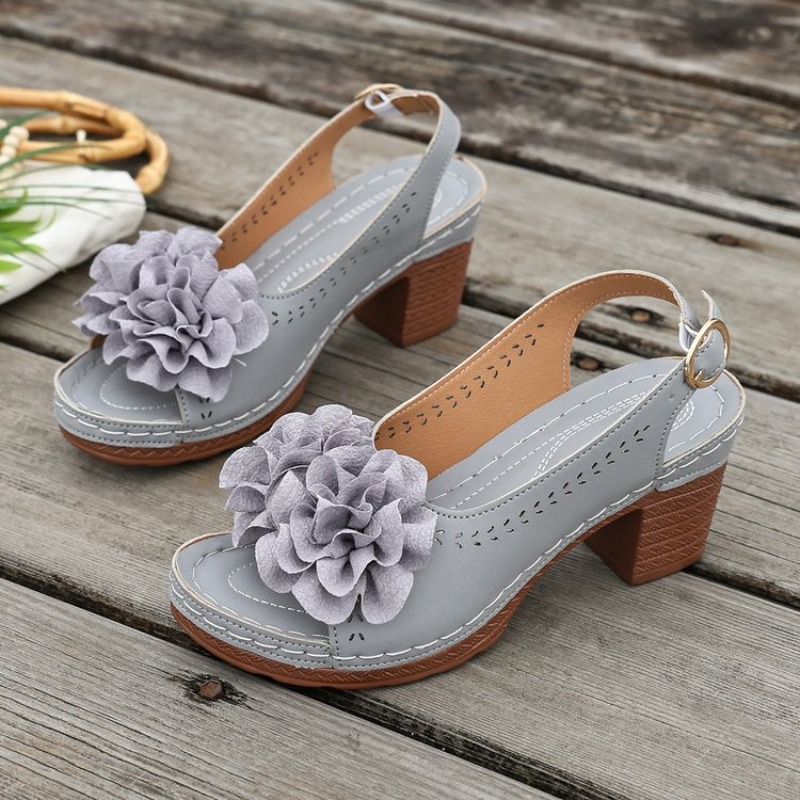 Vintage Çiçek Desenli Peep Toe - Vintage Fashion Heels incelemesi ve fiyatı