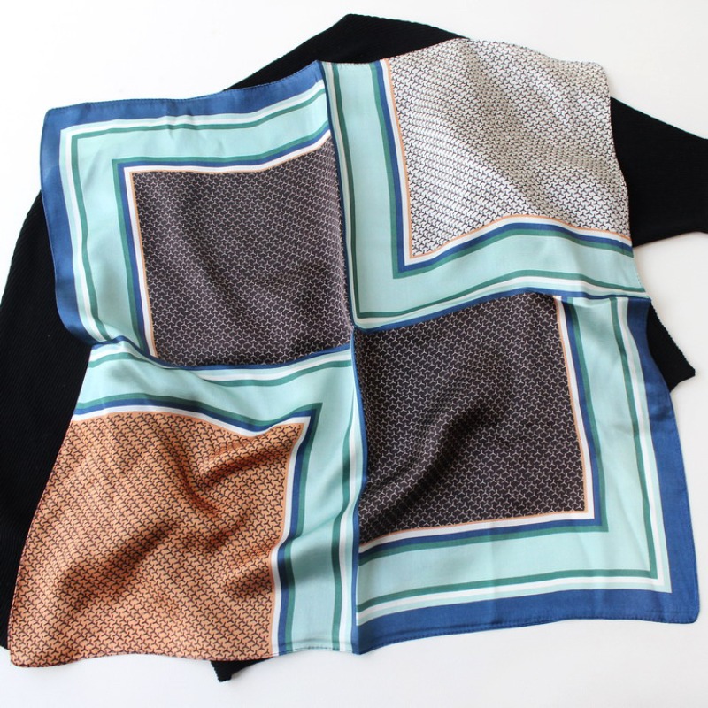Yeni 53 cm 100% Dut ipek eşarp - Vintage Fashion Hijab incelemesi ve fiyatı