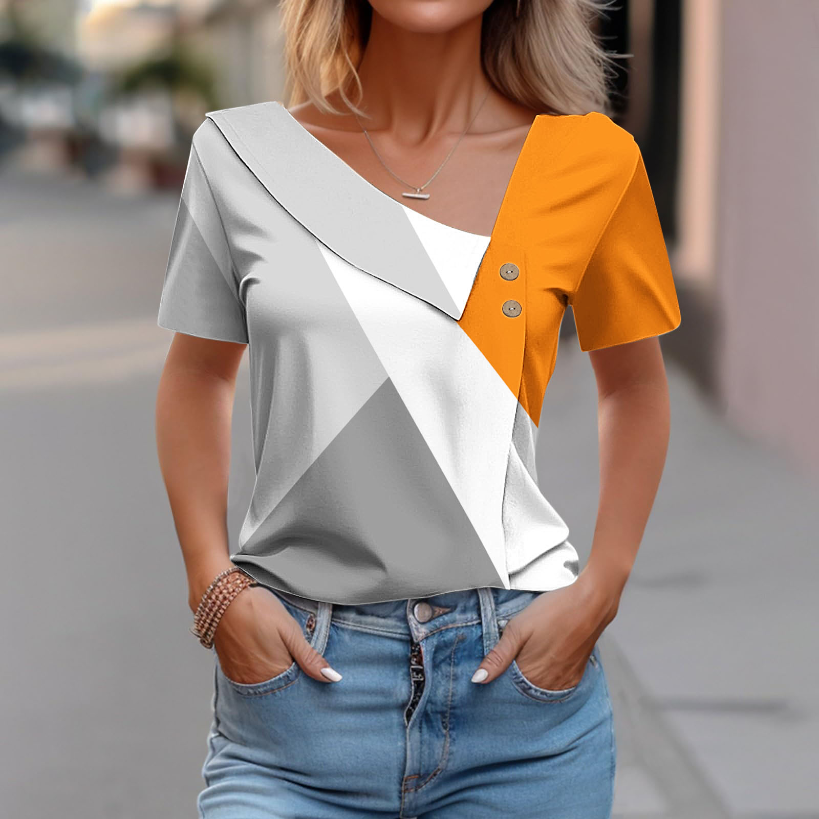 Moda kısa kollu kadın T Shirt  - Tie Dye Shirt Vintage incelemesi ve fiyatı