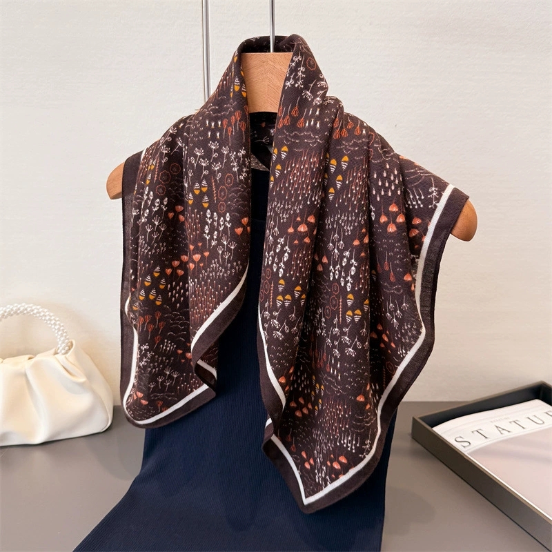 68 cm Küçük Kare Kadınsı Eşarp - Vintage Fashion Hijab incelemesi ve fiyatı