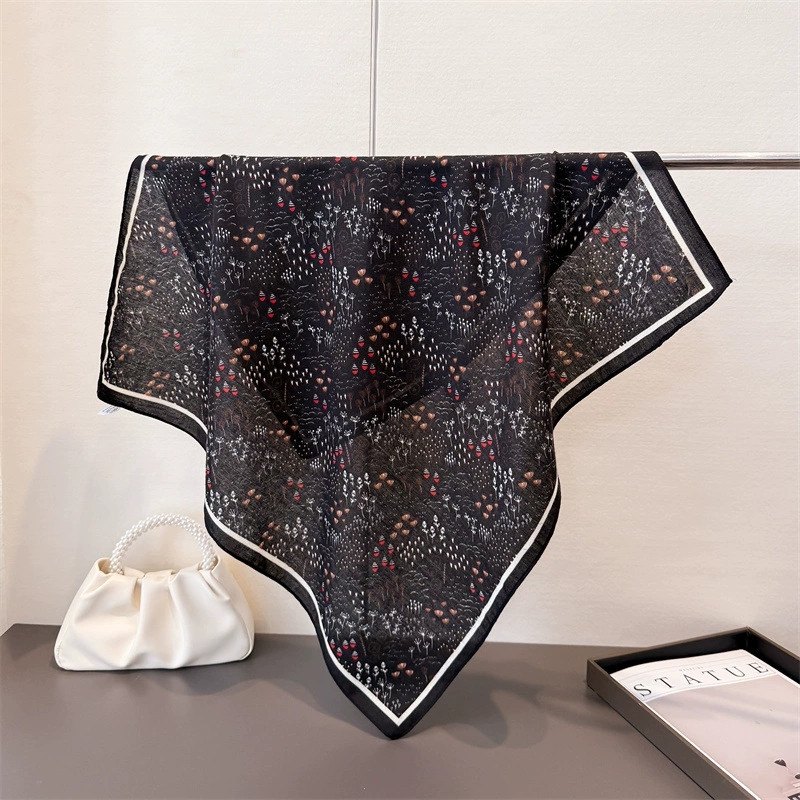 68 cm Küçük Kare Kadınsı Eşarp - Vintage Fashion Hijab incelemesi ve fiyatı