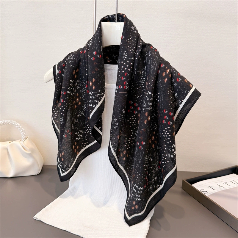 68 cm Küçük Kare Kadınsı Eşarp - Vintage Fashion Hijab incelemesi ve fiyatı