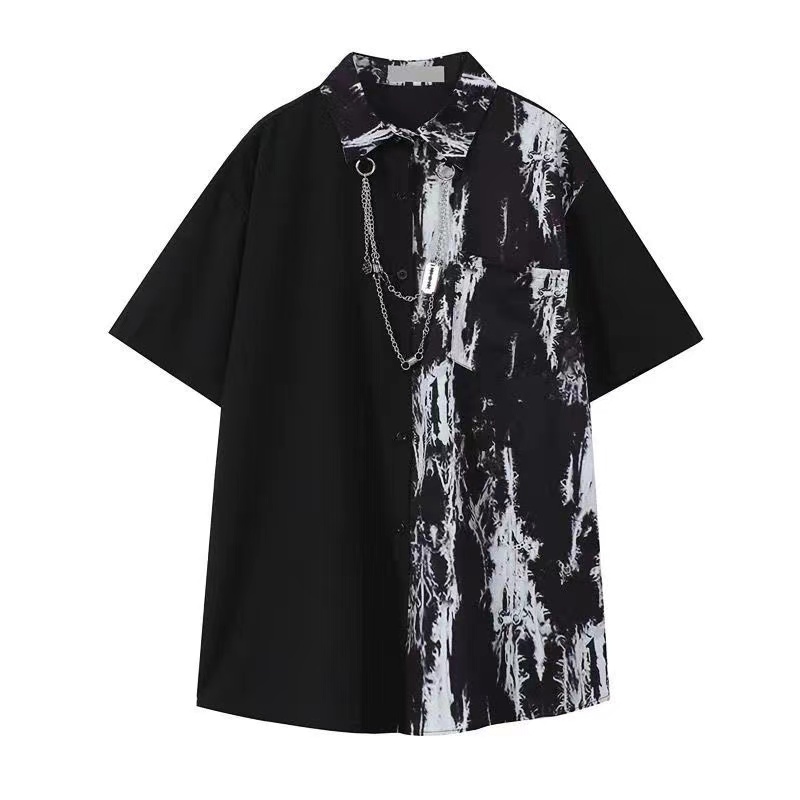 Awear Techwear erkek yaz Suit  - Tie Dye Shirt Vintage incelemesi ve fiyatı