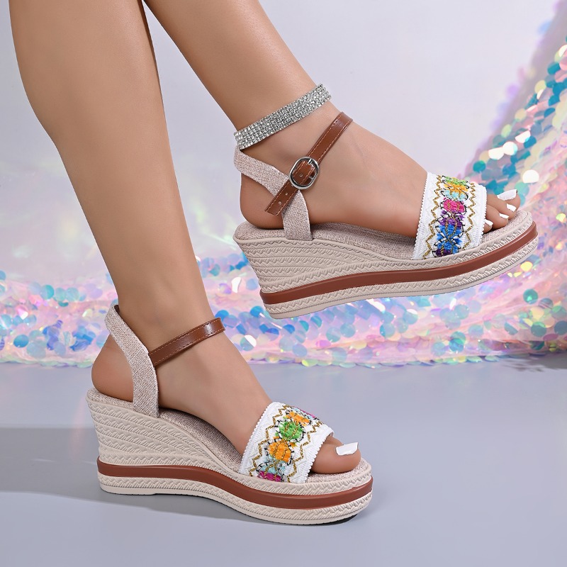 Yaz Bohem Tarzı Örgülü Kadın T - Vintage Fashion Heels incelemesi ve fiyatı