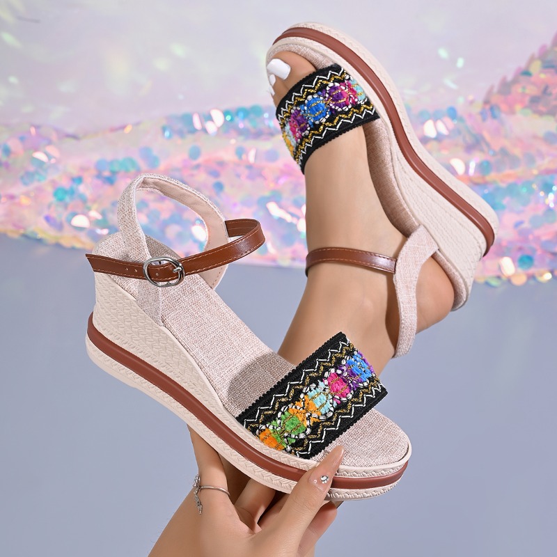 Yaz Bohem Tarzı Örgülü Kadın T - Vintage Fashion Heels incelemesi ve fiyatı