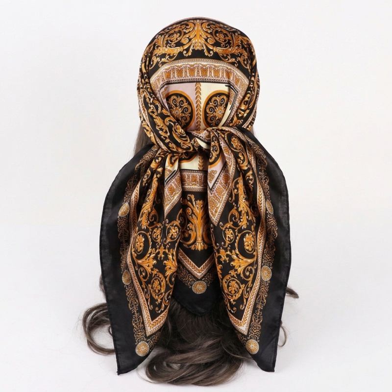 Vintage Saten Kare Eşarp Kadın - Vintage Fashion Hijab incelemesi ve fiyatı
