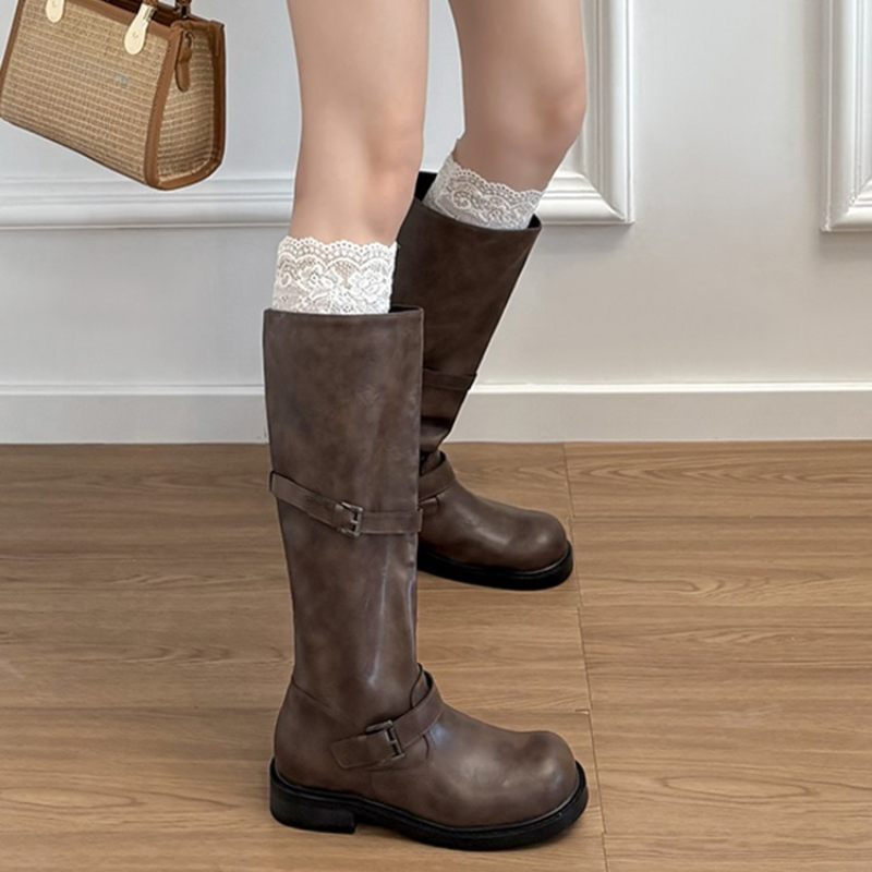 Vintage Kemer Tokalı Kadın Diz - Vintage Fashion Heels incelemesi ve fiyatı
