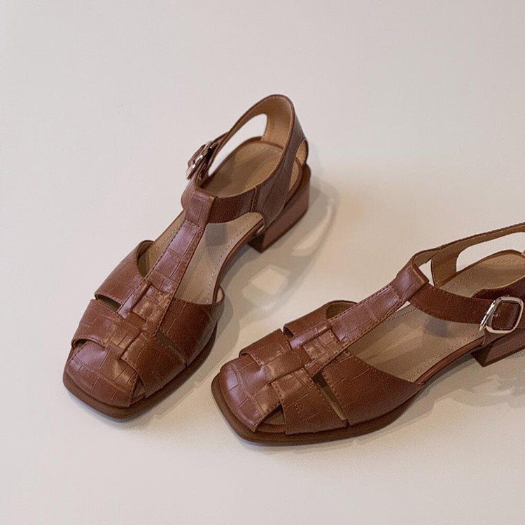 Kadın Sandalet Yaz Yeni Moda Ö - Vintage Fashion Heels incelemesi ve fiyatı