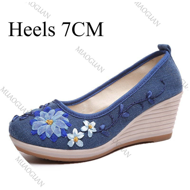 İşlemeli Kadın Konforlu Platfo - Vintage Fashion Heels incelemesi ve fiyatı