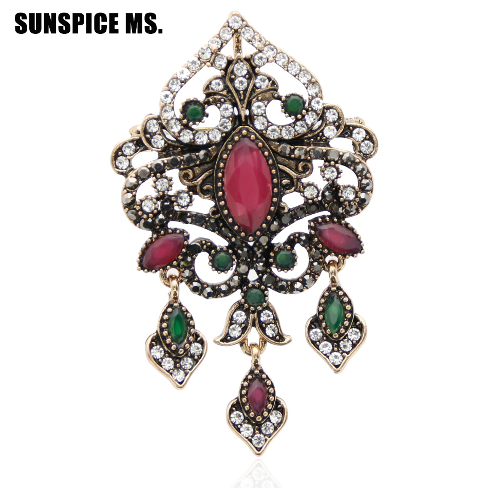 Sunspicems Türk Kadın Broş Ant - Vintage Fashion Hijab incelemesi ve fiyatı