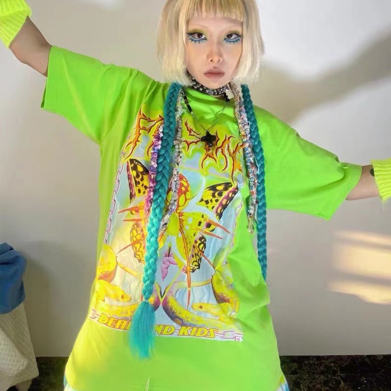 Karrcat Y2k estetik T-shirt 20 - Tie Dye Shirt Vintage incelemesi ve fiyatı