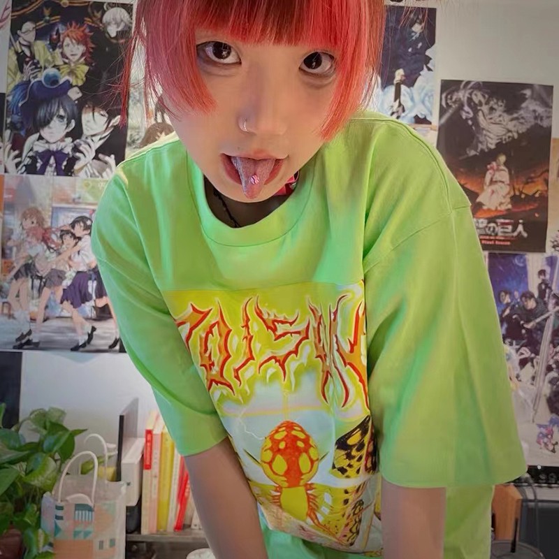 Karrcat Y2k estetik T-shirt 20 - Tie Dye Shirt Vintage incelemesi ve fiyatı