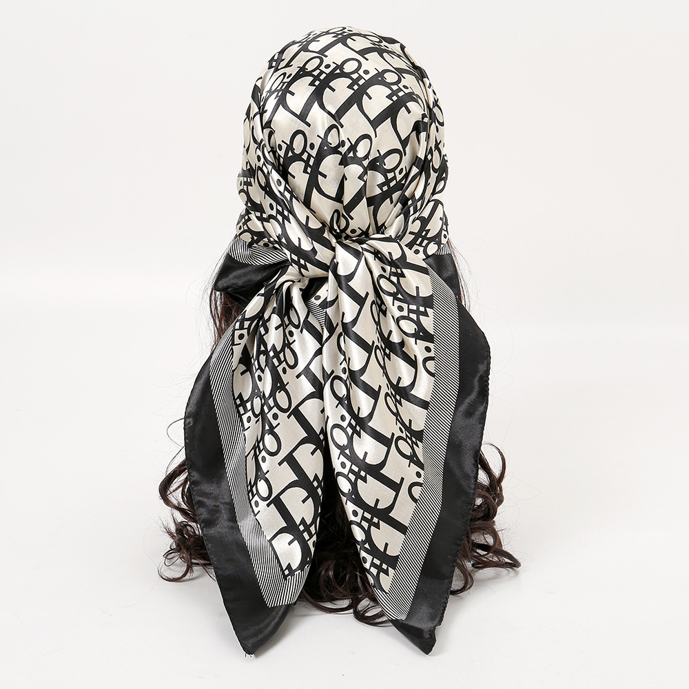 1 adet 90cm bayan ipek eşarp V - Vintage Fashion Hijab incelemesi ve fiyatı