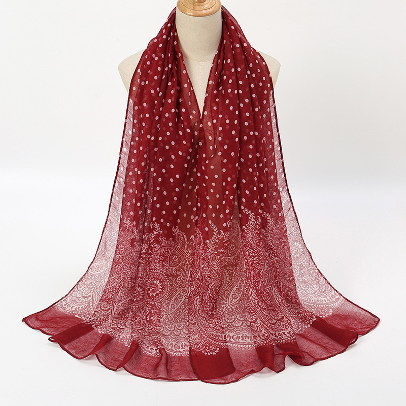 Vintage Degrade Puantiyeli Pam - Vintage Fashion Hijab incelemesi ve fiyatı