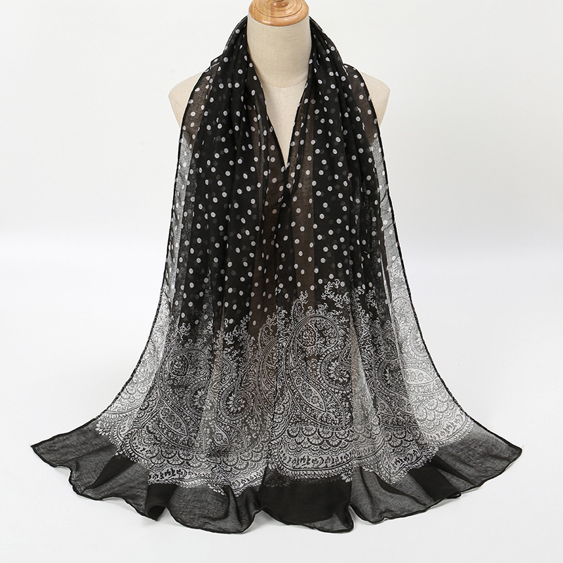 Vintage Degrade Puantiyeli Pam - Vintage Fashion Hijab incelemesi ve fiyatı